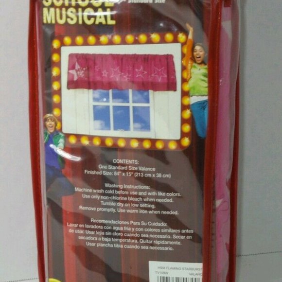Disney HIGH SCHOOL MUSICAL WINDOW VALANCE 84 x 15 - Picture 2 of 3